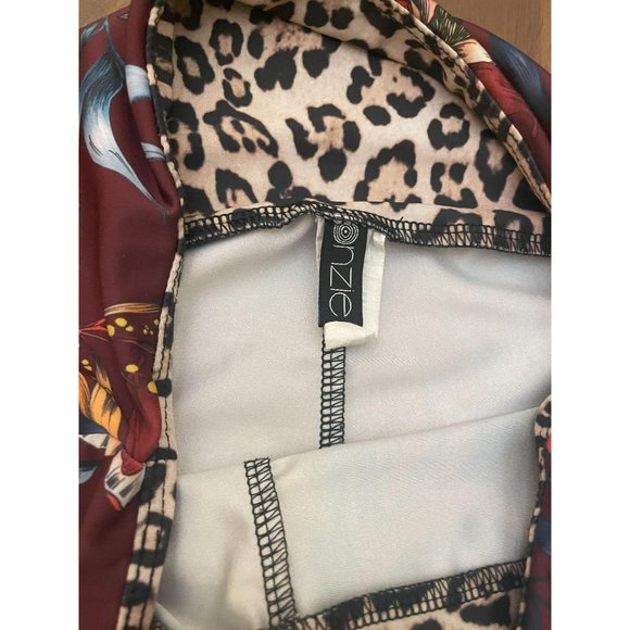 Onzie High-Rise Majestic Floral Leggings Large - Picture 9 of 12